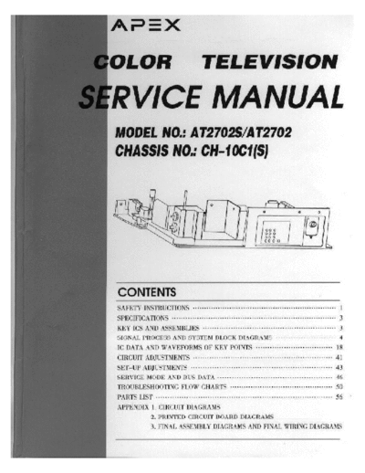 Apex AT2702 (S) Service Manual Tv Color - (5.195Kb) - 2 Part File - pag. 89